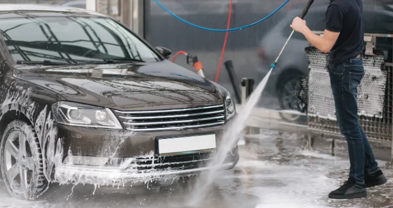 Utilize a Foam Cannon or Foam Gun